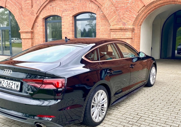 Audi A5 cena 115000 przebieg: 181982, rok produkcji 2018 z Warszawa małe 92